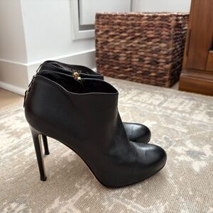 Salvatore Ferragamo Black booties, made in Italy , size 39 1/2